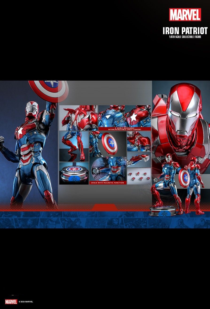 Hot Toys CMS021D68 Marvel Comics Iron Patriot 1/6th scale Collectible Figure
