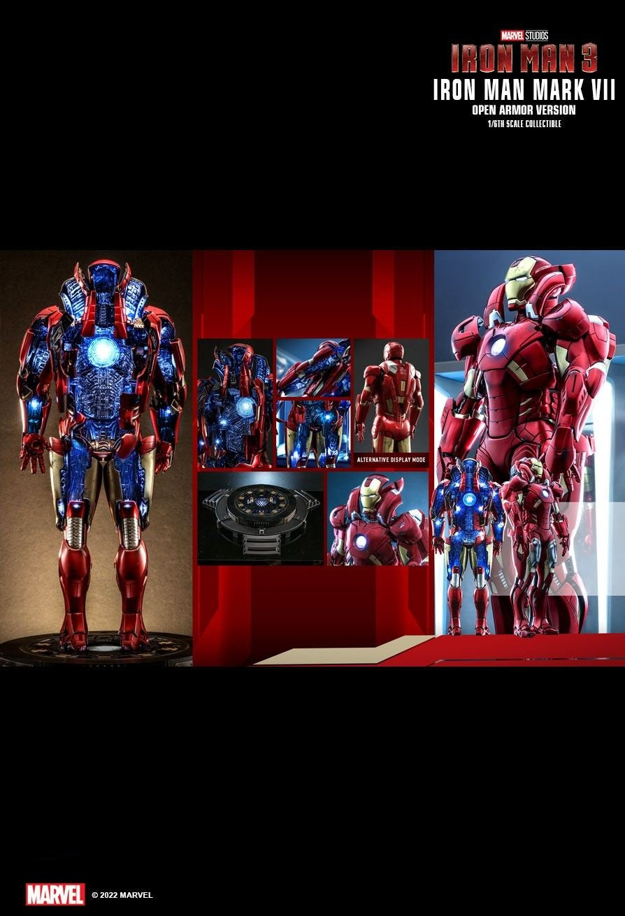 Hot Toys DS004D51 Iron Man 3 - Iron Man Mark VII (Open Armor Version) 1/6 scale Collectible