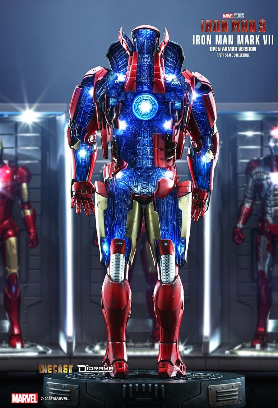 Hot Toys DS004D51 Iron Man 3 - Iron Man Mark VII (Open Armor Version) 1/6 scale Collectible