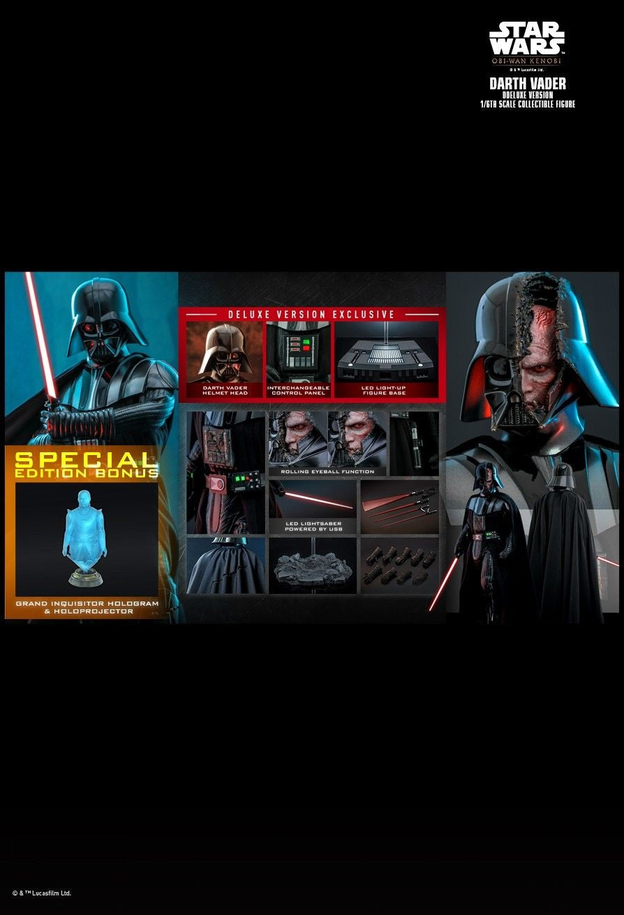 Hot Toys DX28B Star Wars: Obi-Wan Kenobi - 1/6 scale Darth Vader Collectible Figure (Deluxe Version) (Special Edition)