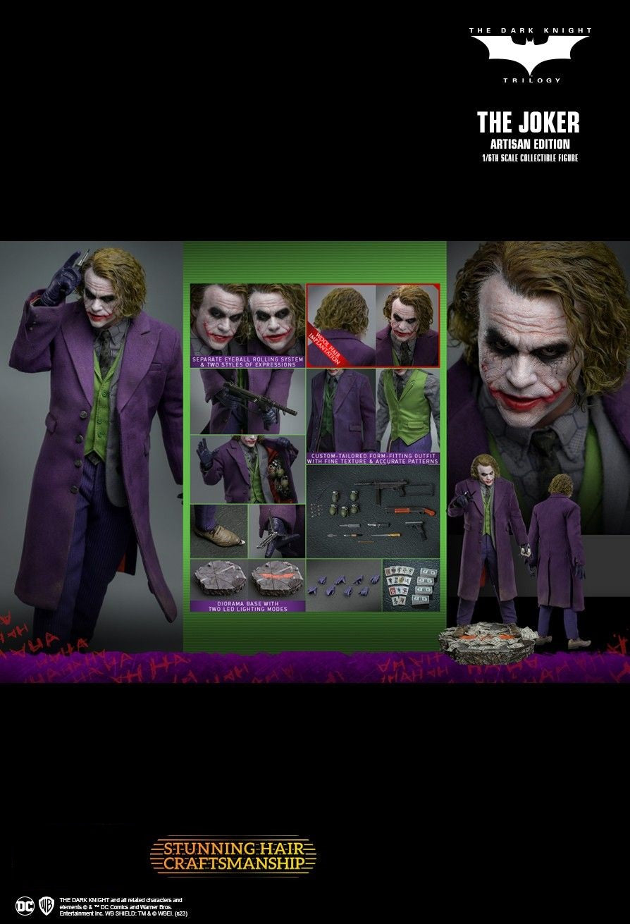 Hot Toys DX33AE The Dark Knight Trilogy - 1/6 scale The Joker (Artisan Edition)