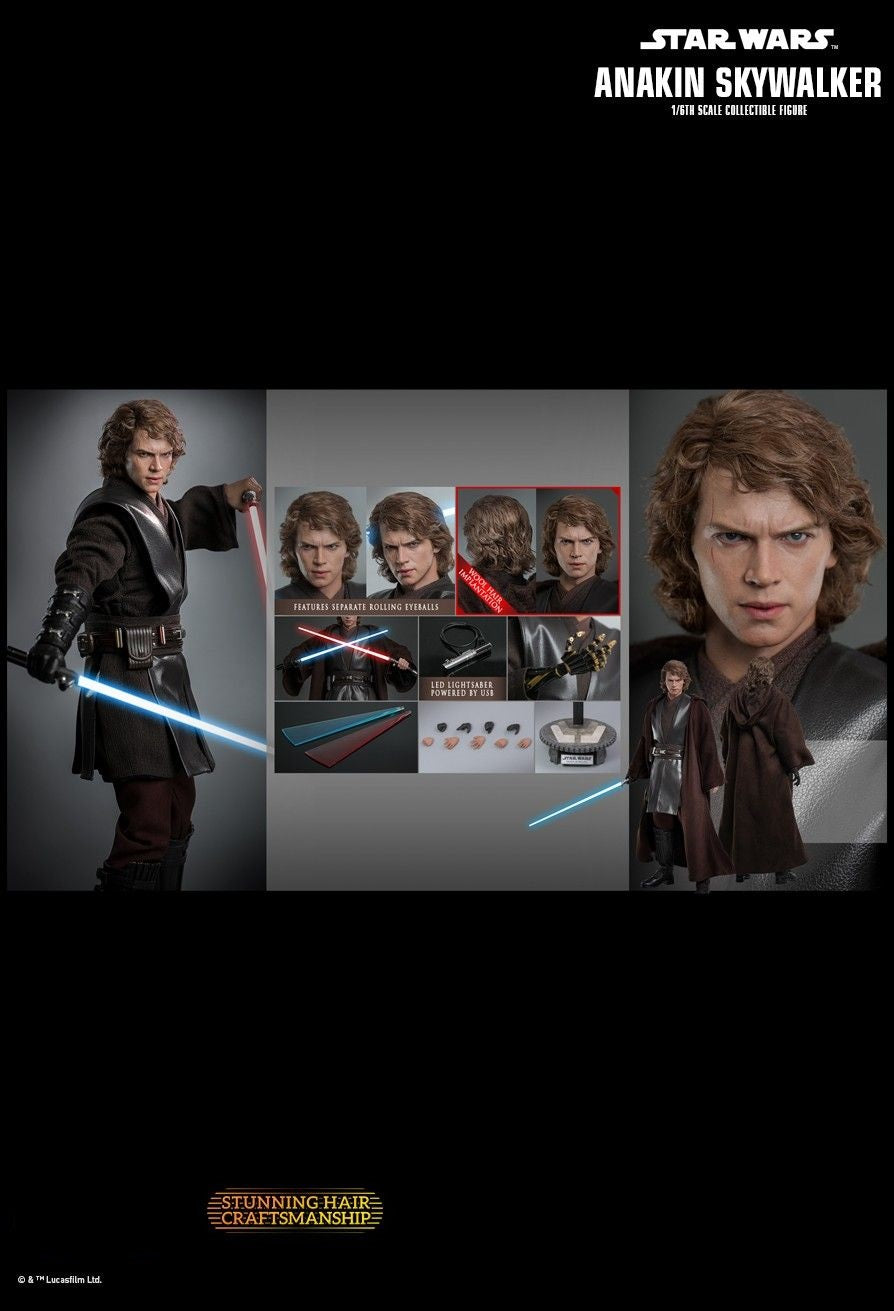 Hot Toys DX34AE Star Wars: Episode III Revenge Of The Sith - 1/6 scale Anakin Skywalker (Artisan Edition)