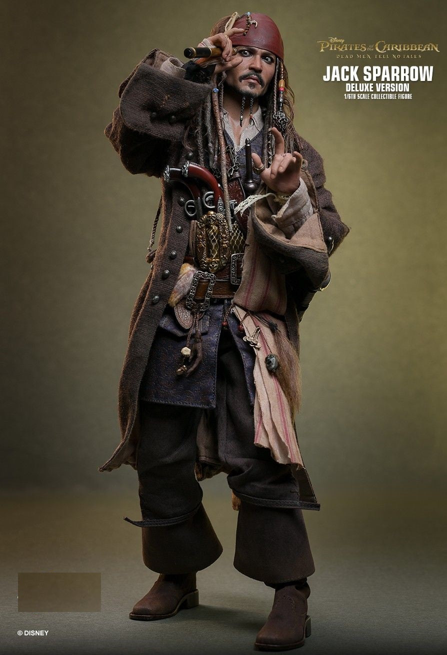 Hot Toys DX38 Pirates of the Caribbean: Dead Men Tell No Tales - 1/6 scale Jack Sparrow Collectible Figure (Deluxe Version)