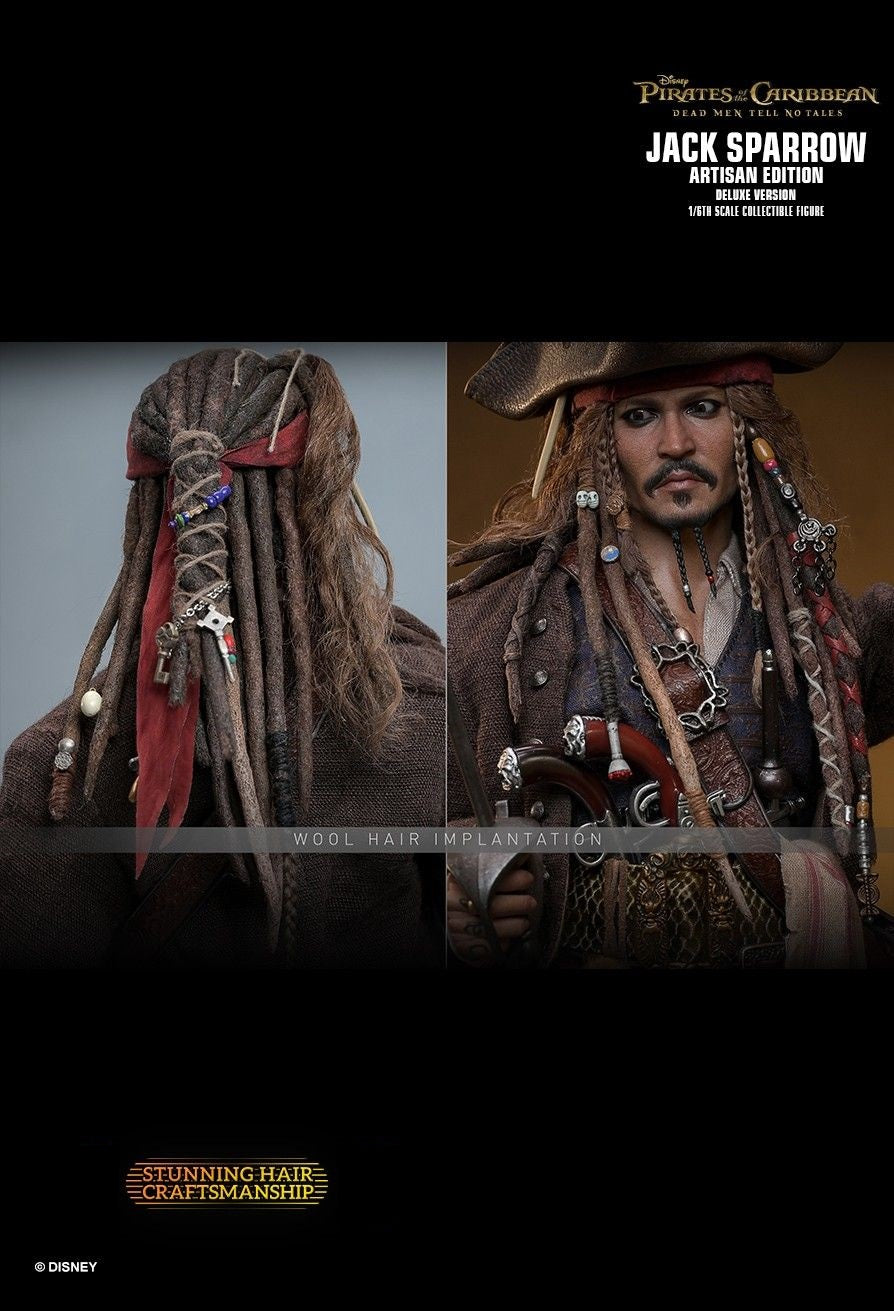 Hot Toys DX39AE Pirates of the Caribbean: Dead Men Tell No Tales - 1/6 scale Jack Sparrow Collectible Figure (Artisan Edition Deluxe Version)