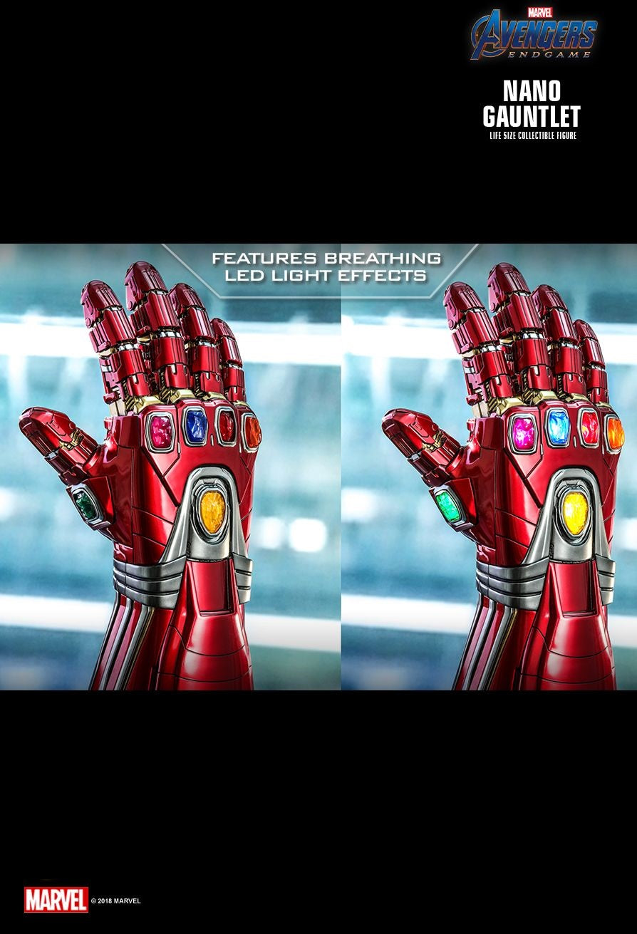 Hot Toys LMS007 Avengers: Endgame Nano Gauntlet Life-Size Collectible
