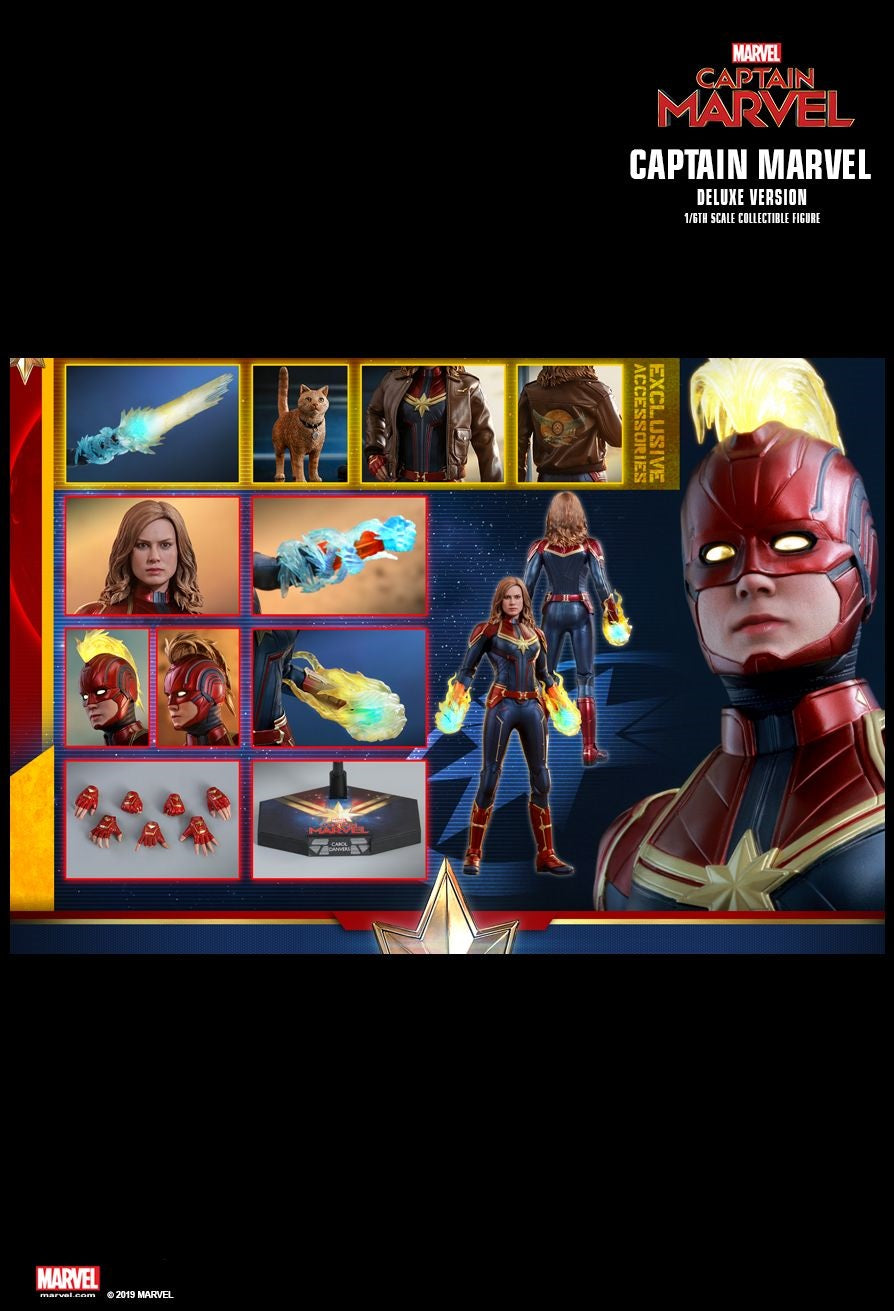 Hot Toys MMS522 Captain Marvel Captain Marvel (Deluxe Version) 1/6th scale Collectible Figure