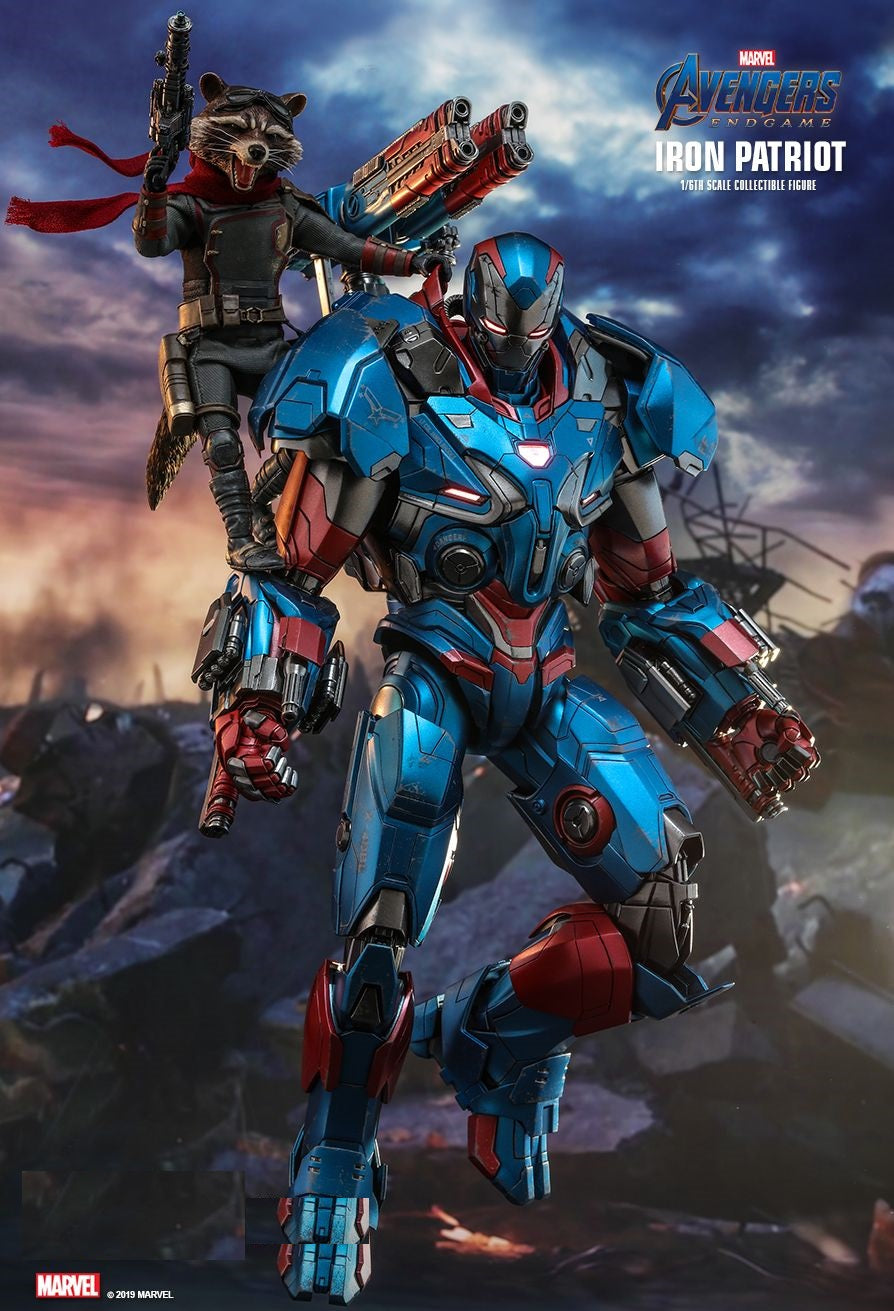 Hot Toys MMS547D34 Avengers: Endgame Iron Patriot 1/6th scale Collectible Figure