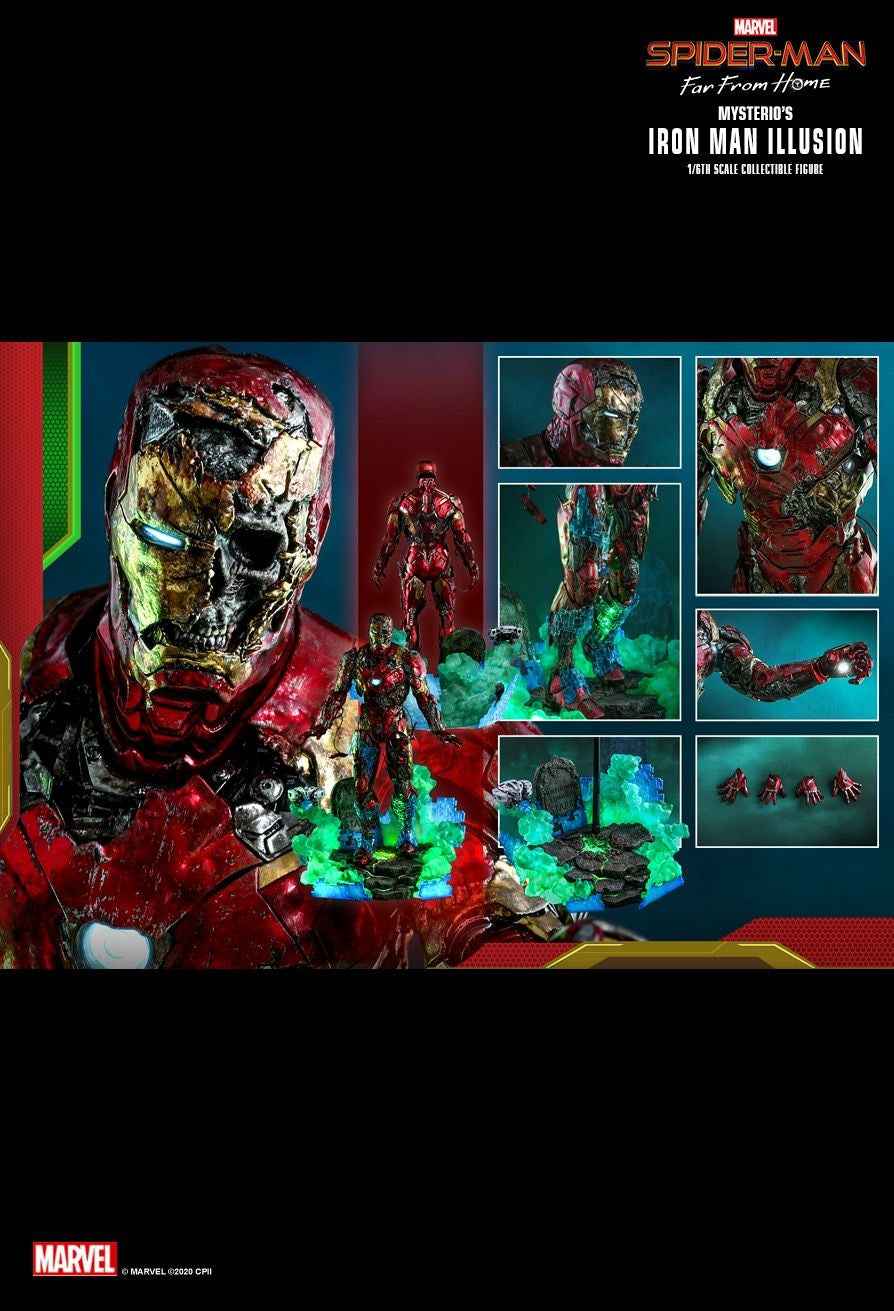 Hot Toys MMS580 Spider-Man: Far From Home Mysterio’s Iron Man Illusion 1/6th scale Collectible Figure