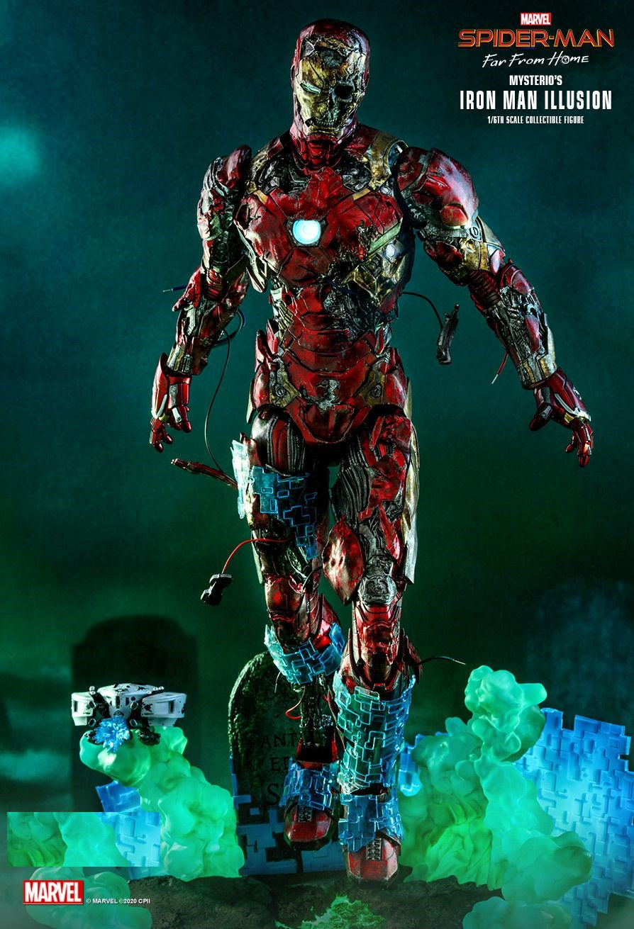 Hot Toys MMS580 Spider-Man: Far From Home Mysterio’s Iron Man Illusion 1/6th scale Collectible Figure