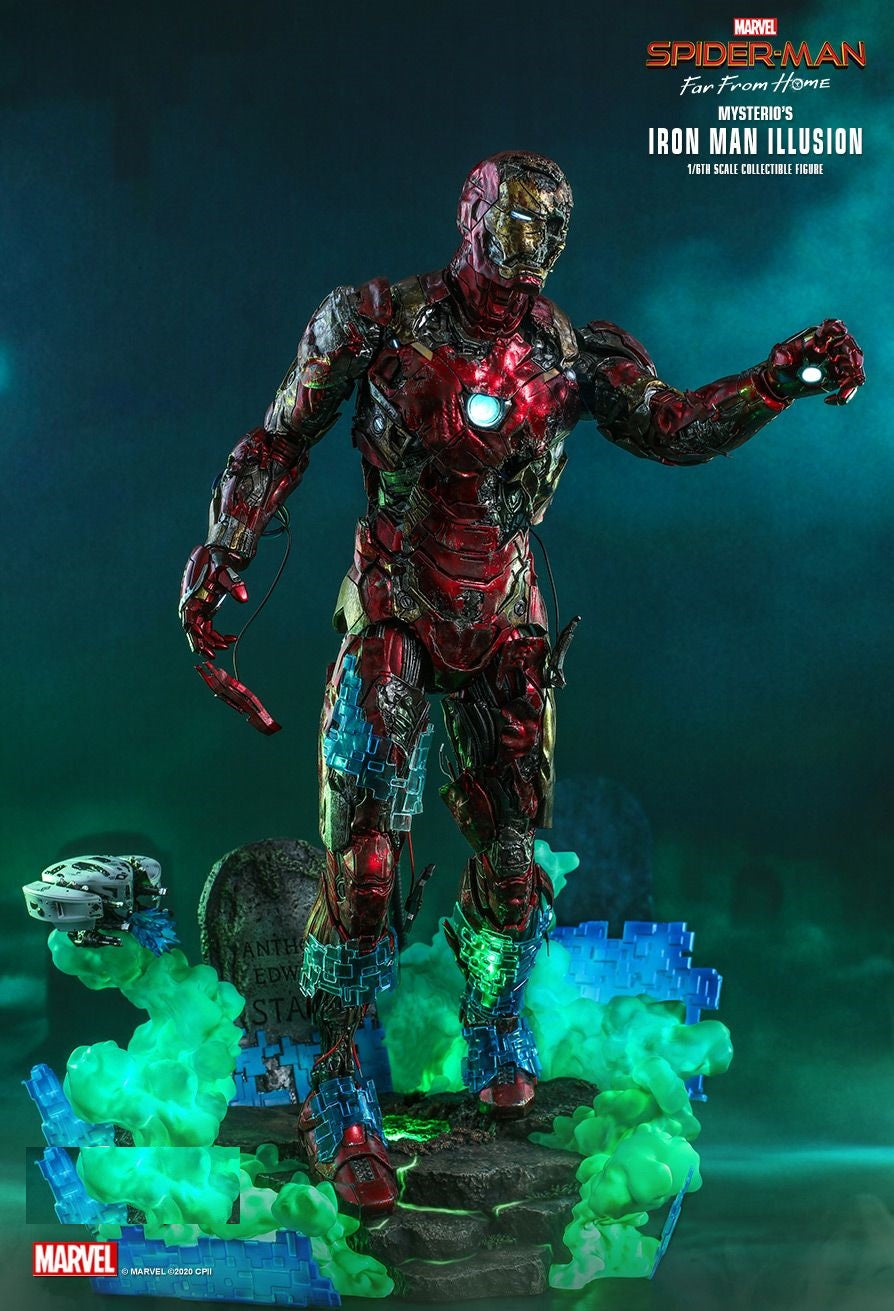 Hot Toys MMS580 Spider-Man: Far From Home Mysterio’s Iron Man Illusion 1/6th scale Collectible Figure