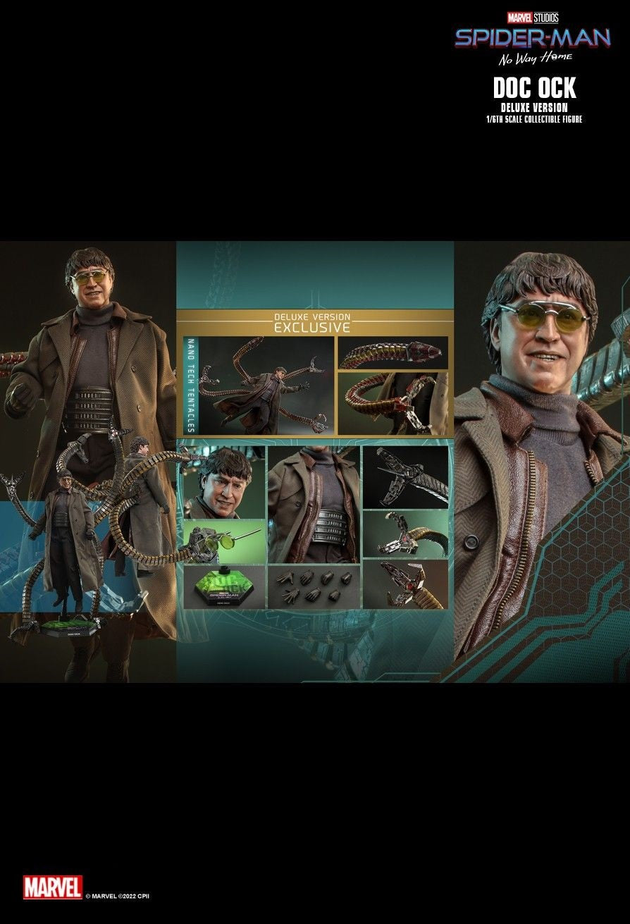 Hot Toys MMS633 Spider-Man: No Way Home: Doc Ock Deluxe Version 1/6 scale Collectible Figure