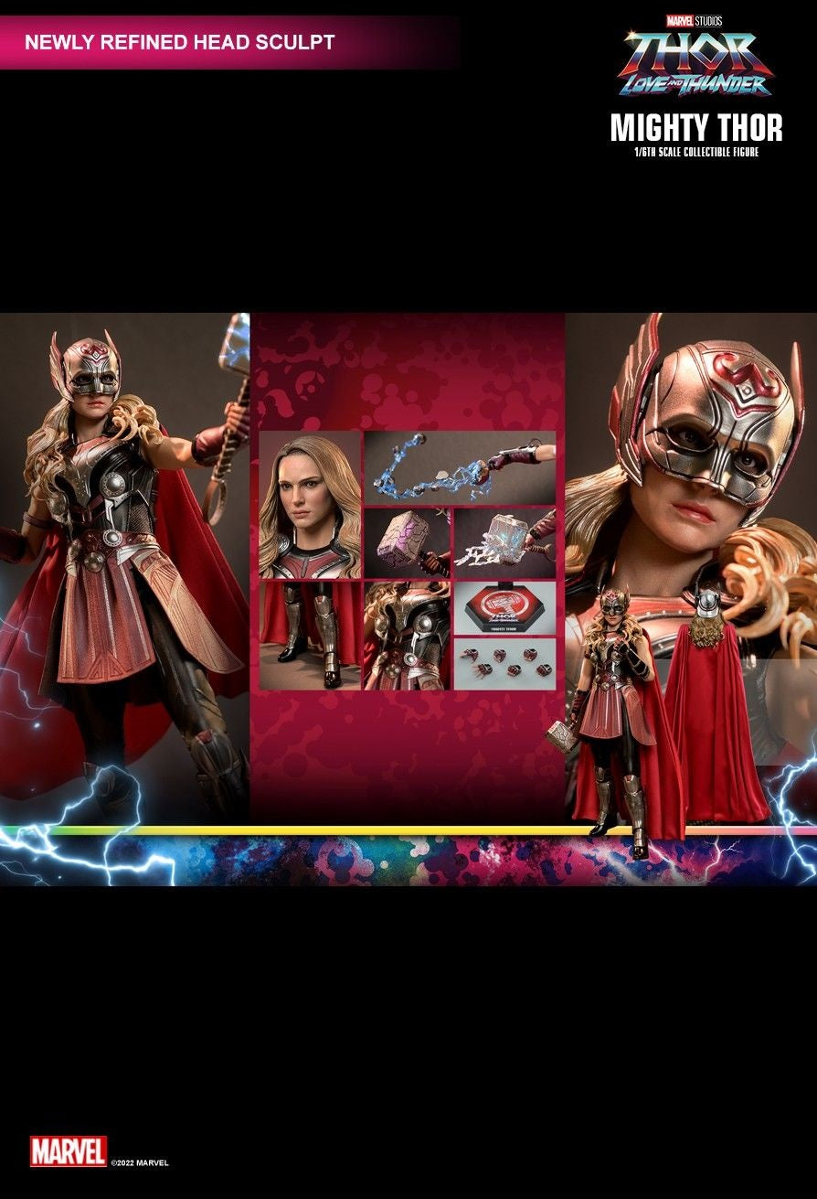 Hot Toys MMS663B Thor: Love and Thunder - Mighty Thor 1/6 scale Collectible Figure