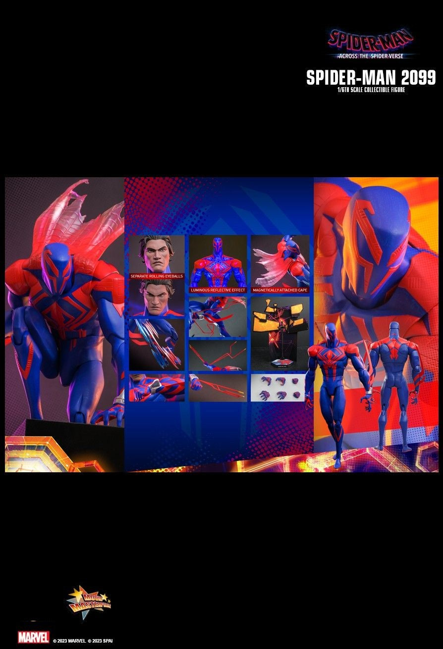 Hot Toys MMS711 Spider-Man: Across The Spider-Verse - 1/6 Scale Spider-Man 2099