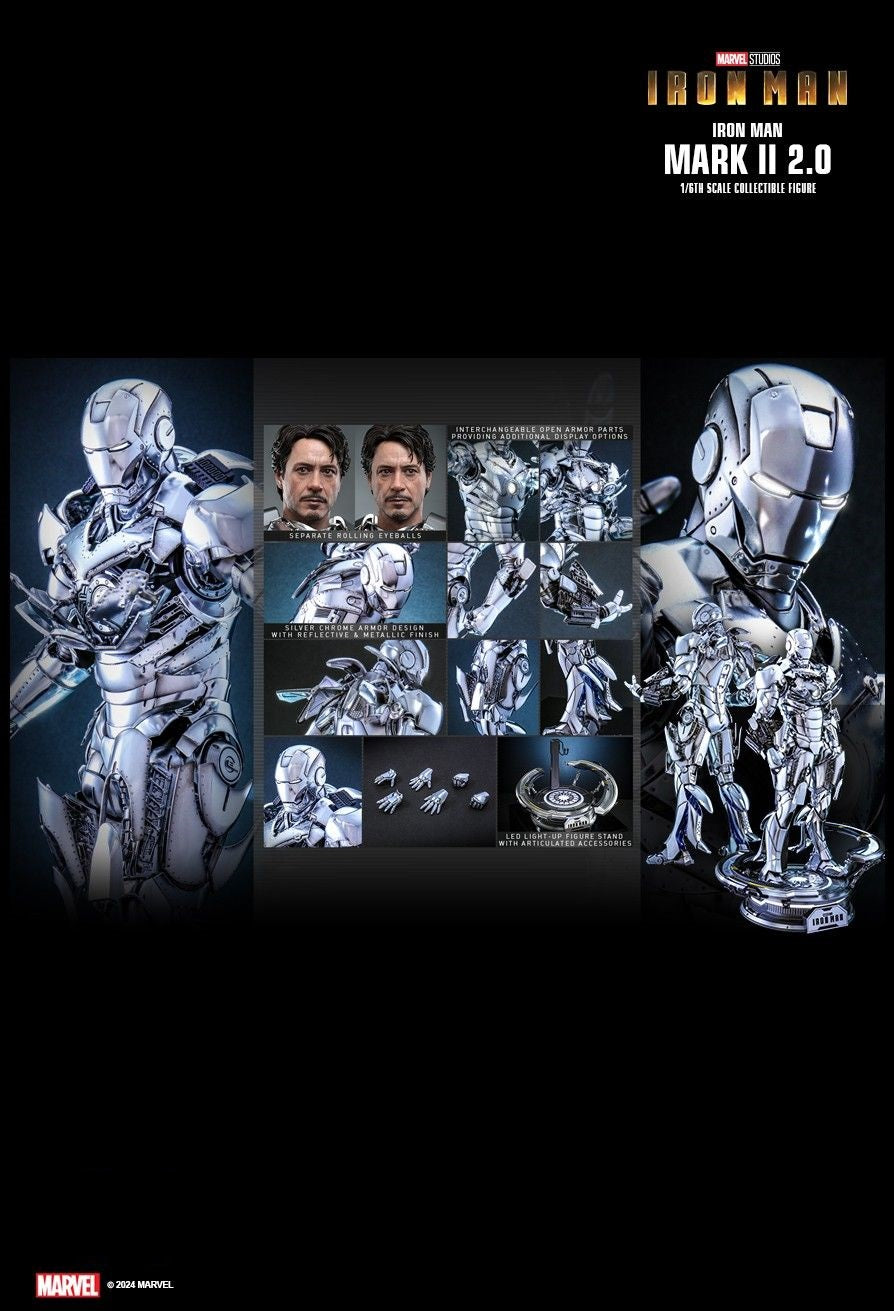 Hot Toys MMS733D59 Iron Man Iron Man Mark II (2.0) 1/6th scale Collectible Figure