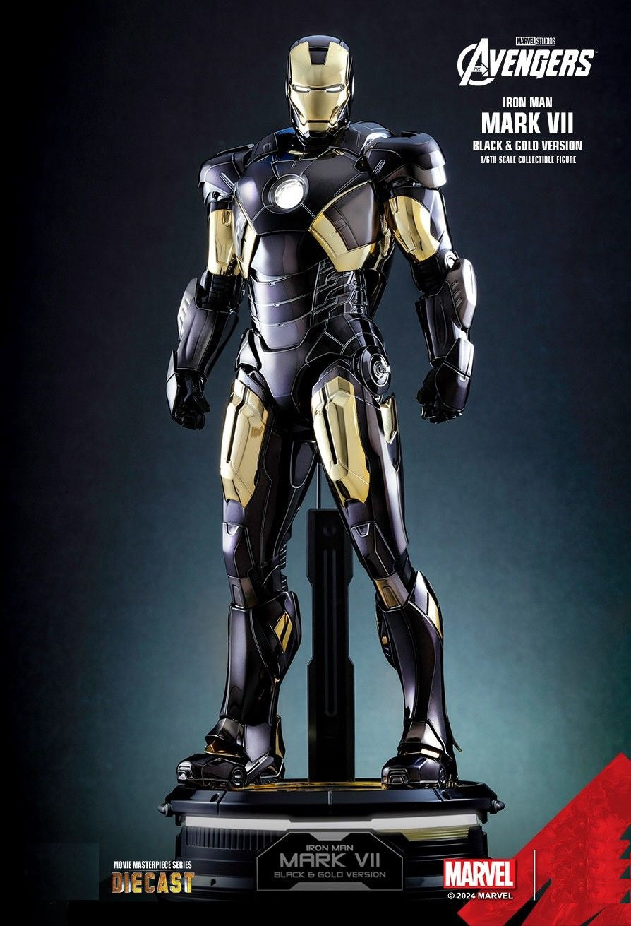 Hot Toys MMS741D61 The Avengers Iron Man Mark VII (Black and Gold Version) 1/6th scale Collectible Figure