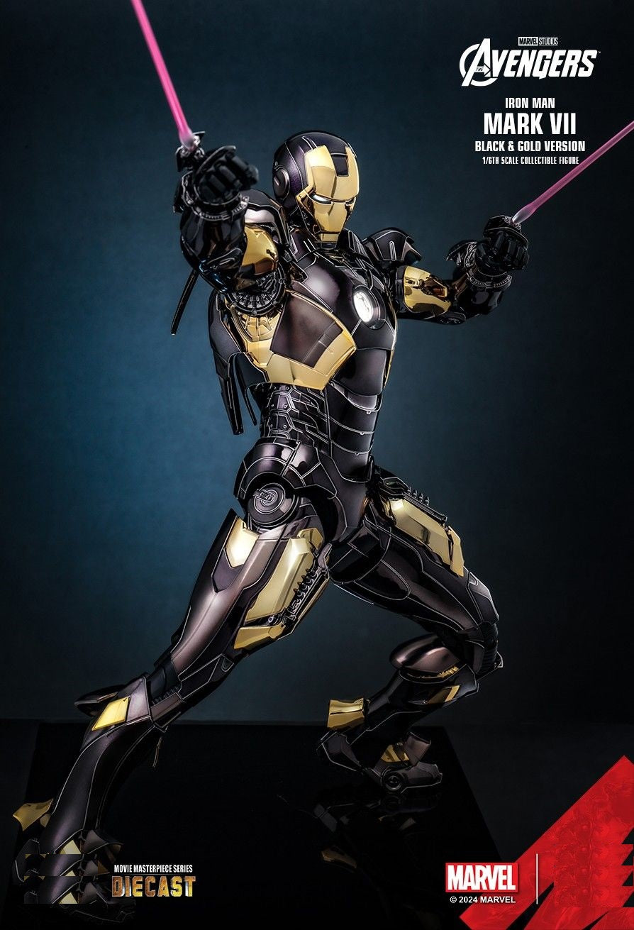 Hot Toys MMS741D61 The Avengers Iron Man Mark VII (Black and Gold Version) 1/6th scale Collectible Figure