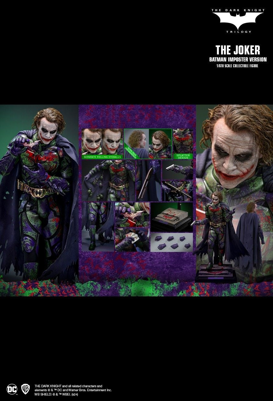 Hot Toys MMS752AE The Dark Knight The Joker (Batman Imposter Version) Artisan Edition 1/6th scale Collectible Figure