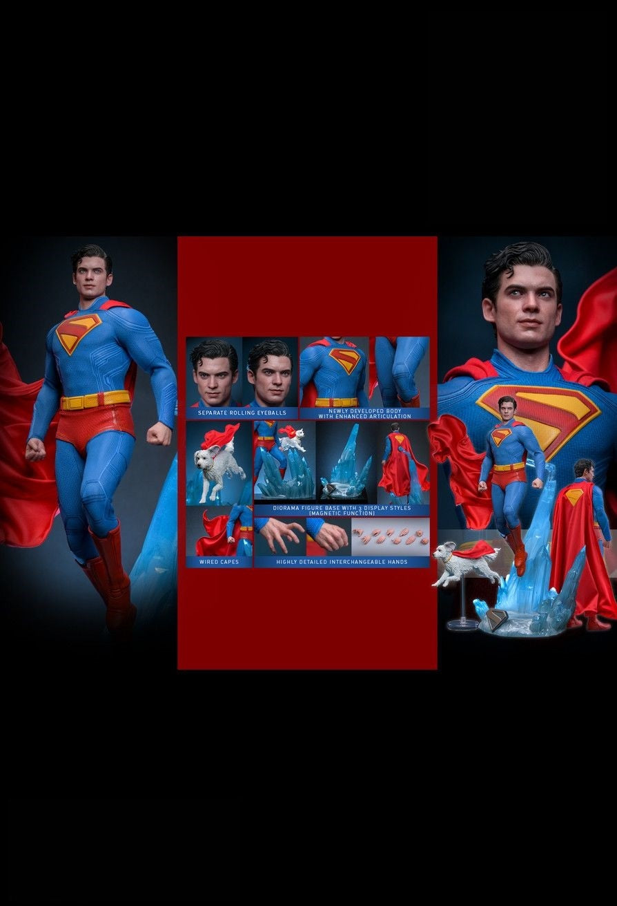 Pre Order!!! Hot Toys MMS812 Superman - 1/6th scale Superman & Krypto Collectible Set