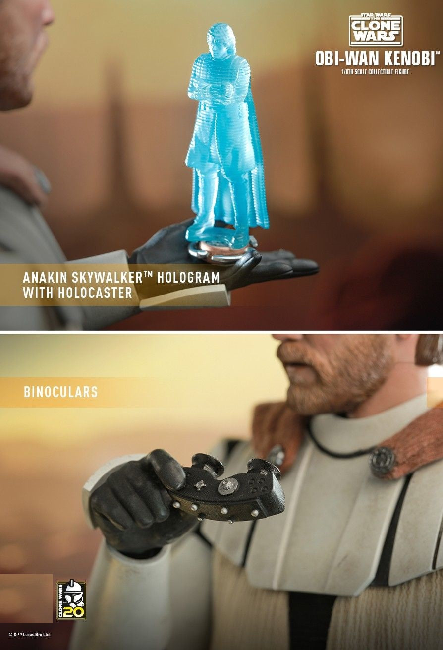 Hot Toys TMS095 Star Wars: The Clone Wars - 1/6 scale Obi-Wan Kenobi