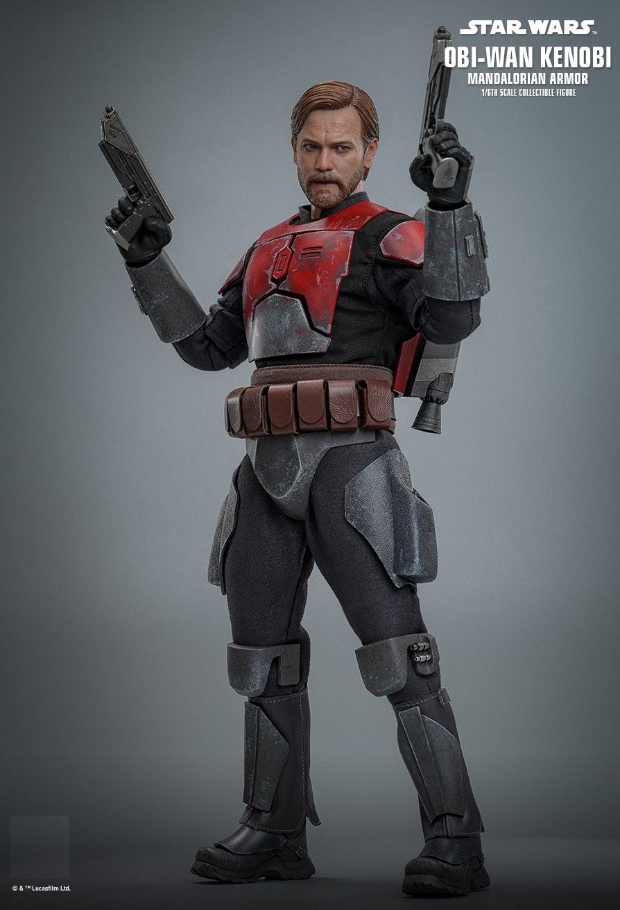 Hot Toys TMS126 Star Wars: The Clone Wars - 1/6 scale Obi-Wan Kenobi (Mandalorian Armor) Collectible Figure
