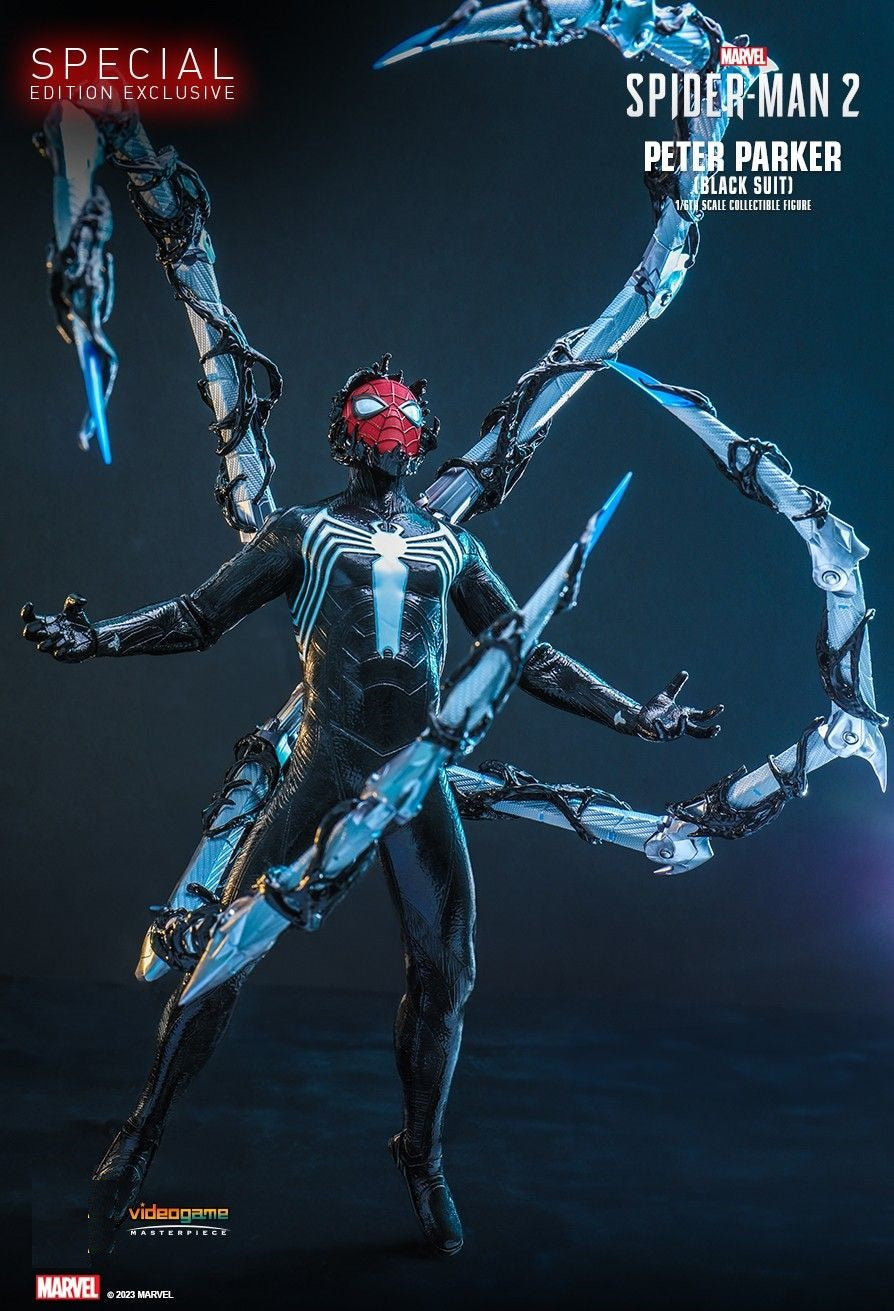 Hot Toys VGM56B Marvel's Spider-Man 2 - 1/6 scale Peter Parker (Black Suit)(Special Edition)