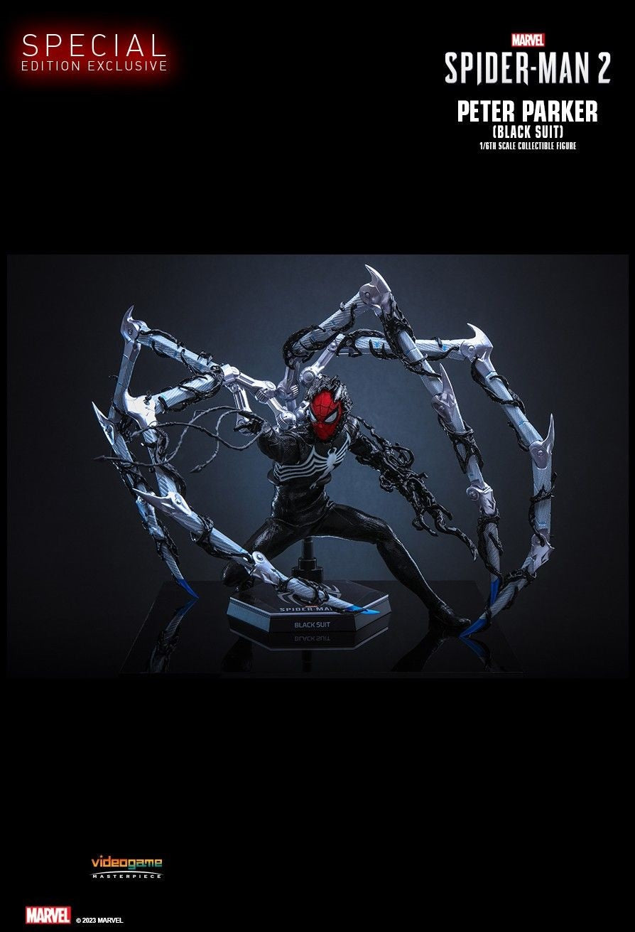 Hot Toys VGM56B Marvel's Spider-Man 2 - 1/6 scale Peter Parker (Black Suit)(Special Edition)