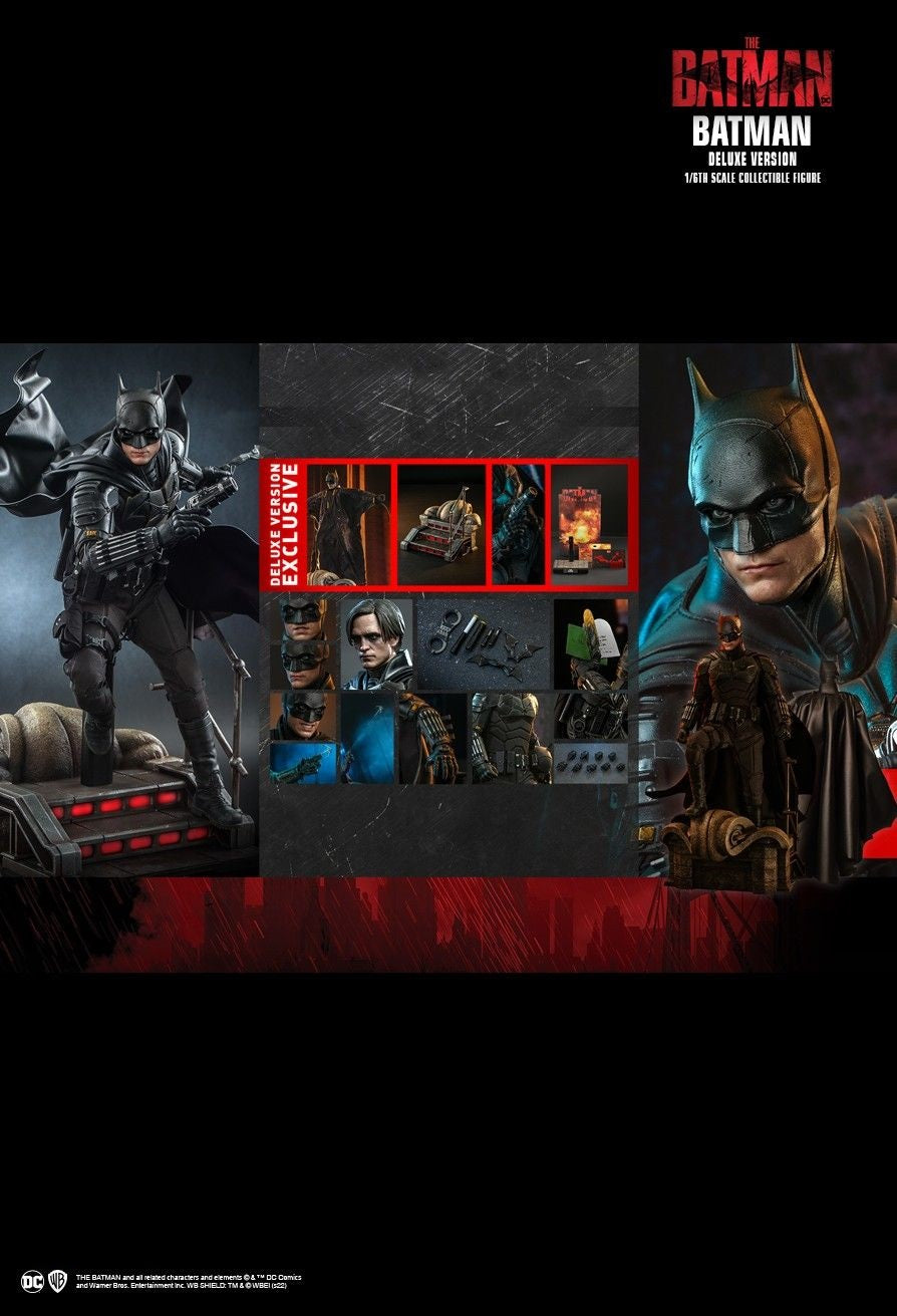 Hot Toys MMS639 The Batman: Batman Deluxe Version 1/6 scale Collectible Figure