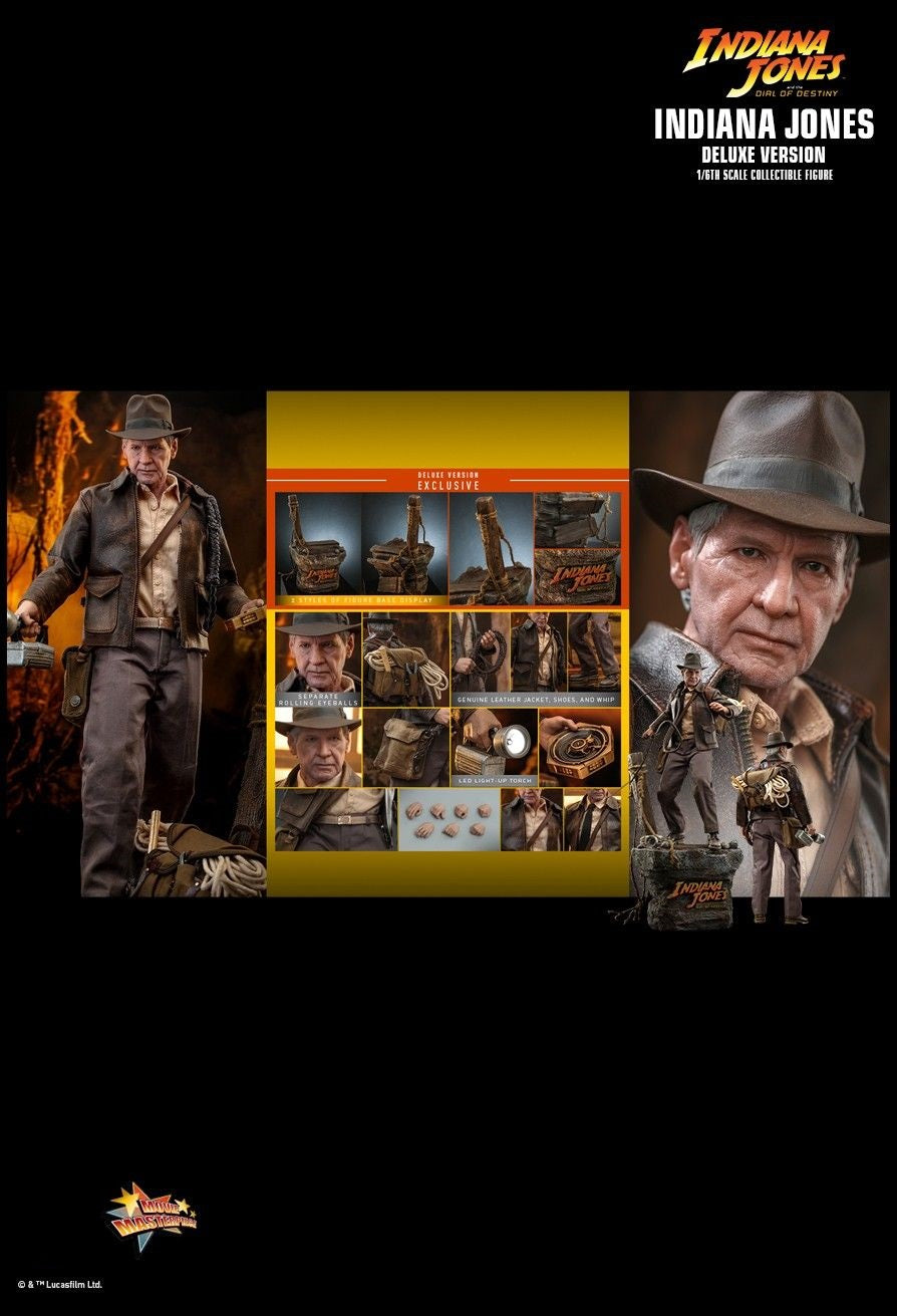 Hot Toys MMS717 Indiana Jones and the Dial of Destiny - 1/6 scale Indiana Jones (Deluxe Version)[Pre-Order]