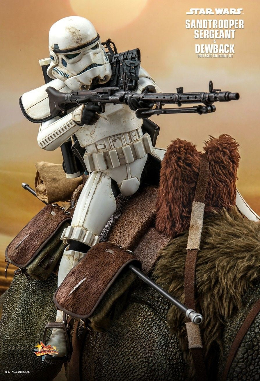 Hot Toys MMS722 Star Wars: Episode IV A New Hope - 1/6 scale Sandtrooper Sergeant & Dewback Set[Pre-Order]