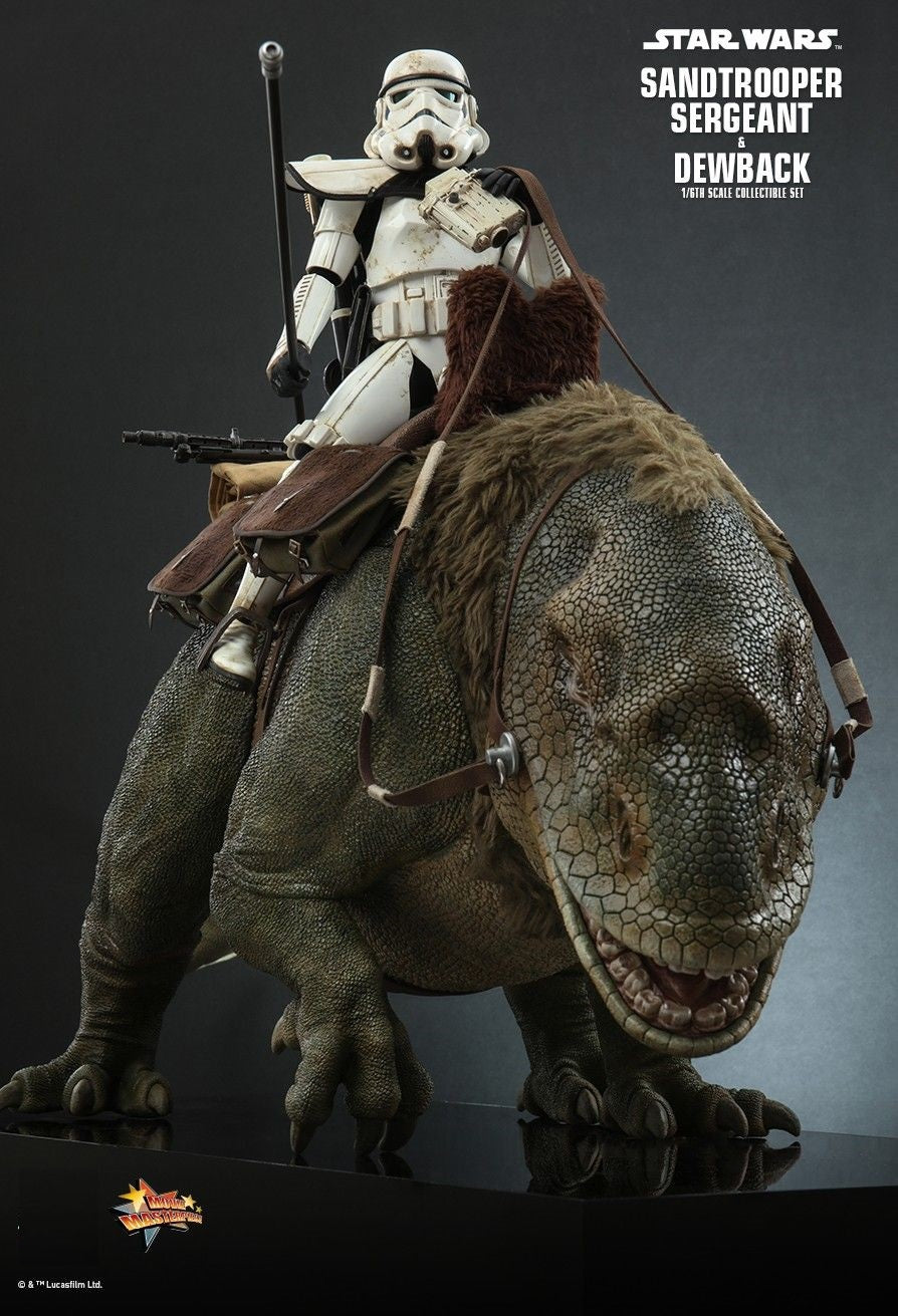 Hot Toys MMS722 Star Wars: Episode IV A New Hope - 1/6 scale Sandtrooper Sergeant & Dewback Set[Pre-Order]