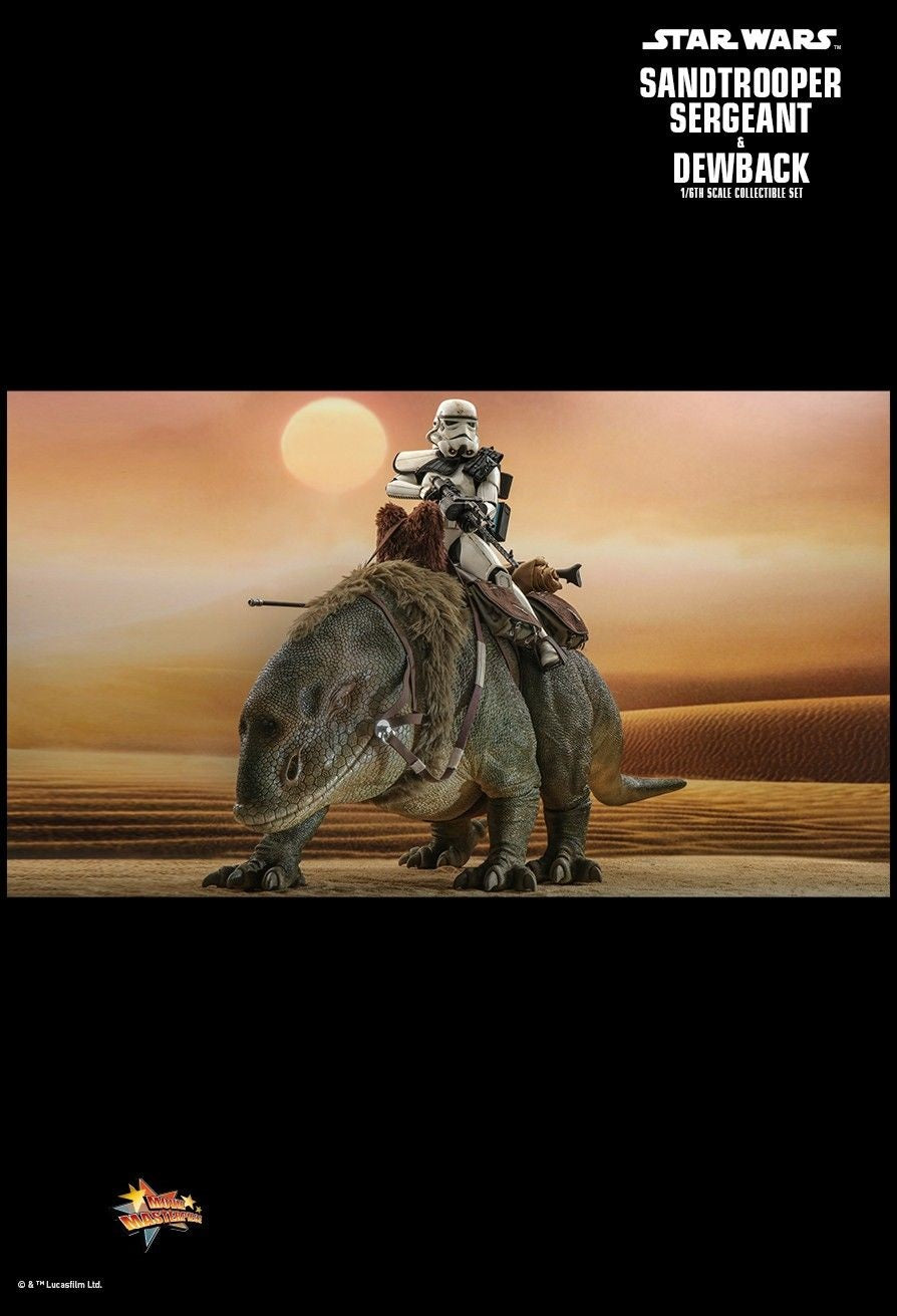 Hot Toys MMS722 Star Wars: Episode IV A New Hope - 1/6 scale Sandtrooper Sergeant & Dewback Set[Pre-Order]