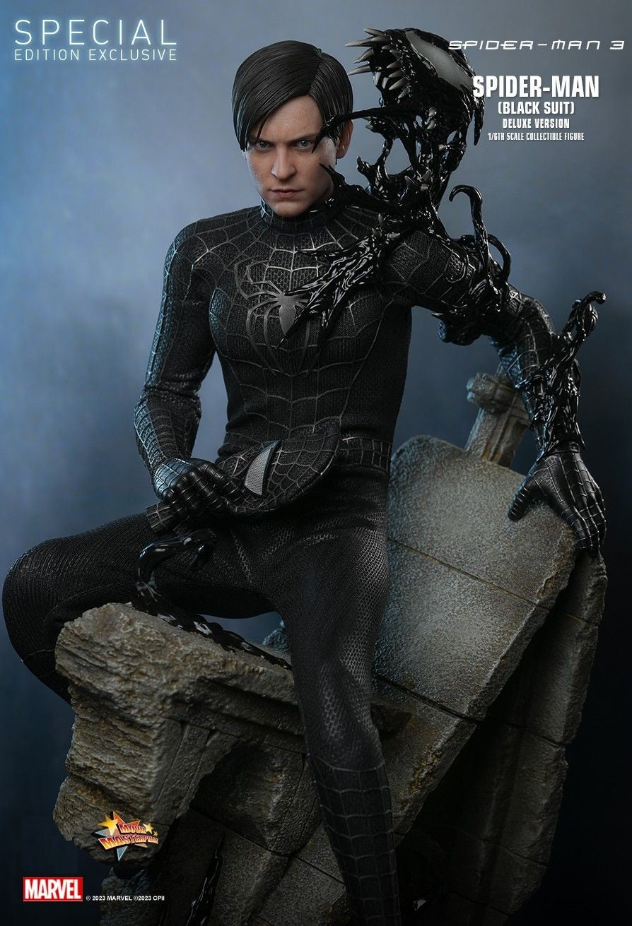 Hot Toys MMS728B Spider-Man 3 - 1/6 scale Spider-Man (Black Suit)(Deluxe Version) (Special Edition)[Pre-Order]