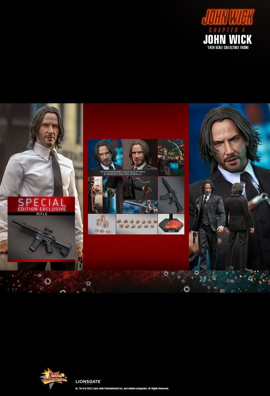 Hot Toys MMS729B John Wick: Chapter 4 - 1/6 John Wick (Special Edition)[Pre-Order]