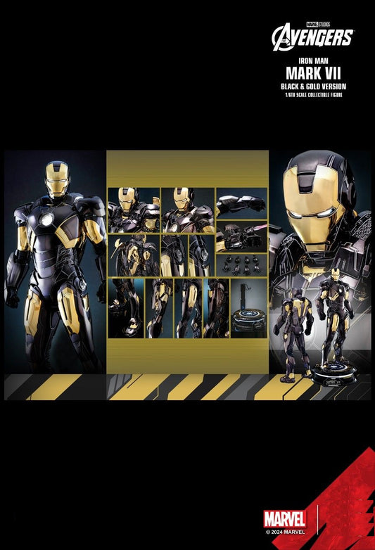 Hot Toys MMS741D61 The Avengers Iron Man Mark VII (Black and Gold Version) 1/6th scale Collectible Figure
