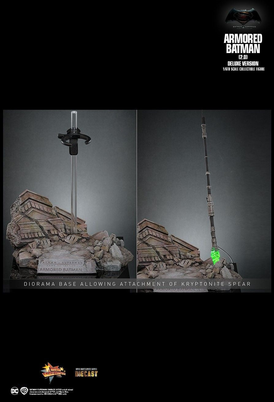 Hot Toys MMS743D63 Batman VS Superman: Dawn of Justice - 1/6 scale Armored Batman (2.0) Collectible Figure (Deluxe Version)[Pre-Order]