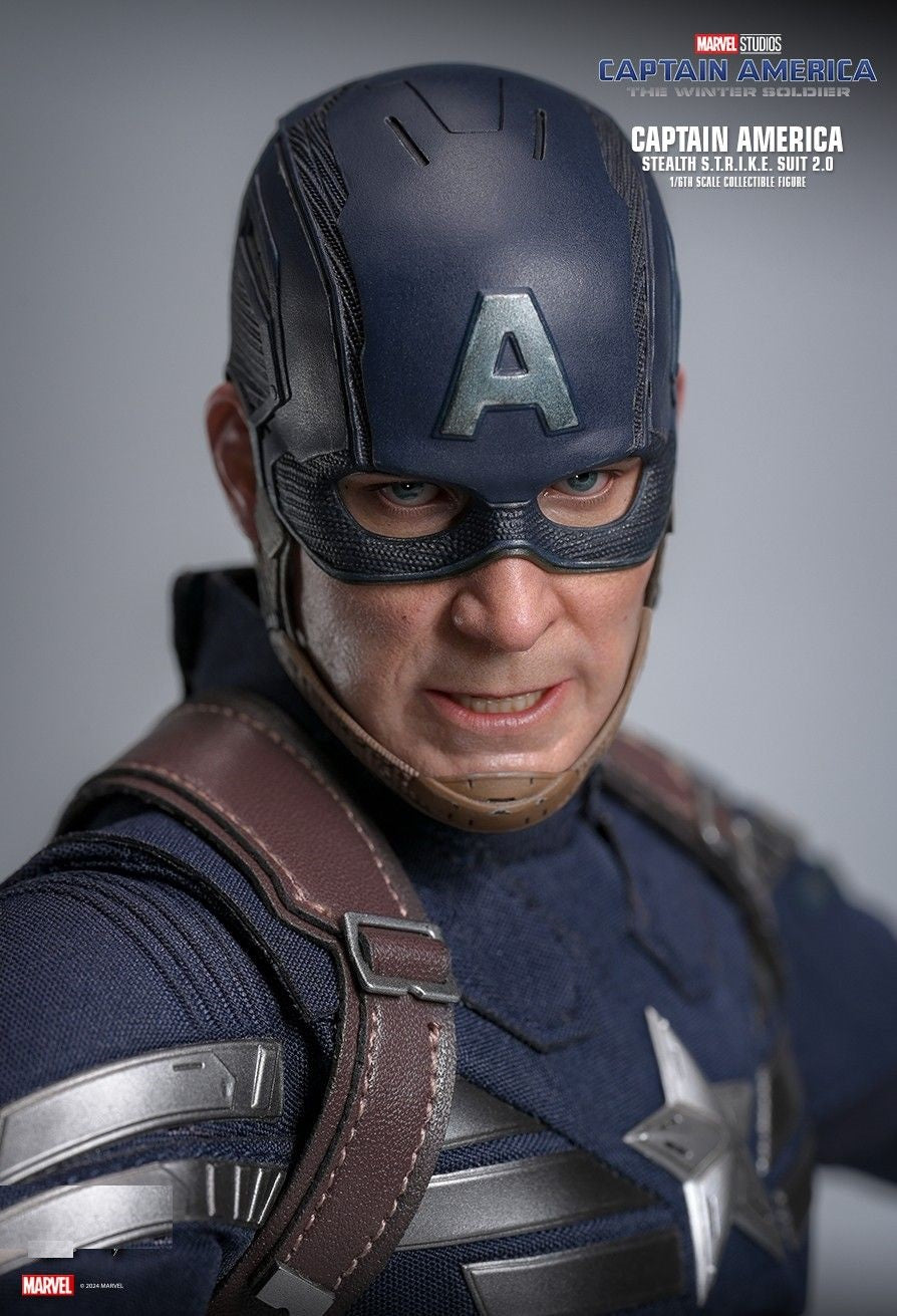 Hot Toys MMS783 Captain America: The Winter Soldier - 1/6th scale Captain America (Stealth S.T.R.I.K.E. Suit) 2.0 Collectible Figure [Pre-Order]