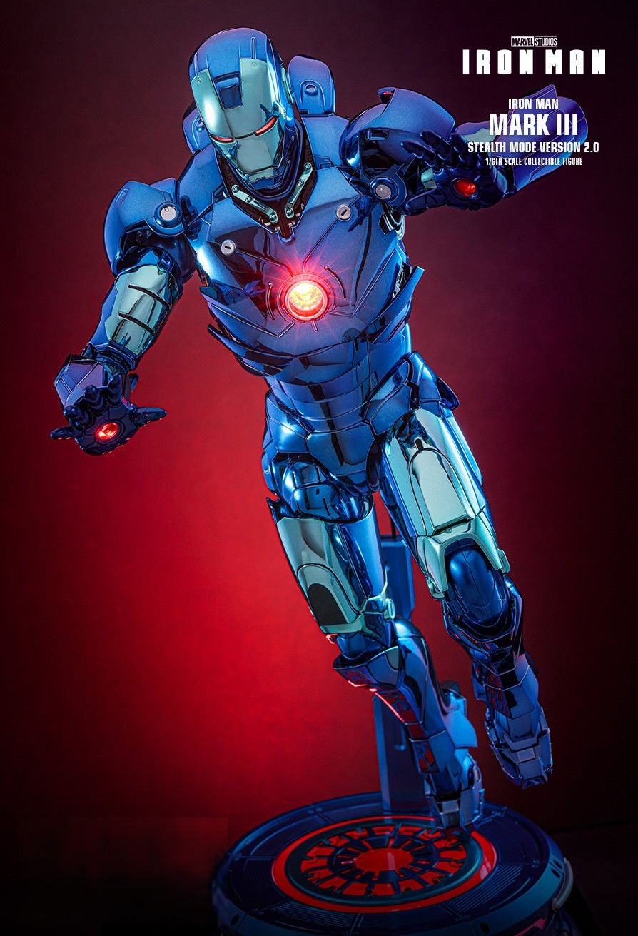 Pre Order!!! Hot Toys MMS814D71 Iron Man - 1/6th scale Iron Man Mark III (Stealth Mode Version) 2.0 Collectible Figure [Hot Toys Exclusive]