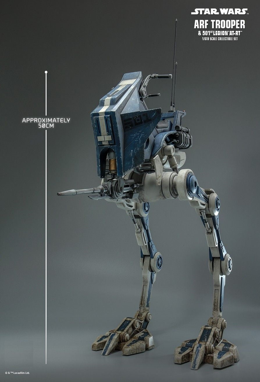Hot Toys TMS091 Star Wars: The Clone Wars - 1/6th scale ARF Trooper and 501st Legion AT-RT Collectible Set