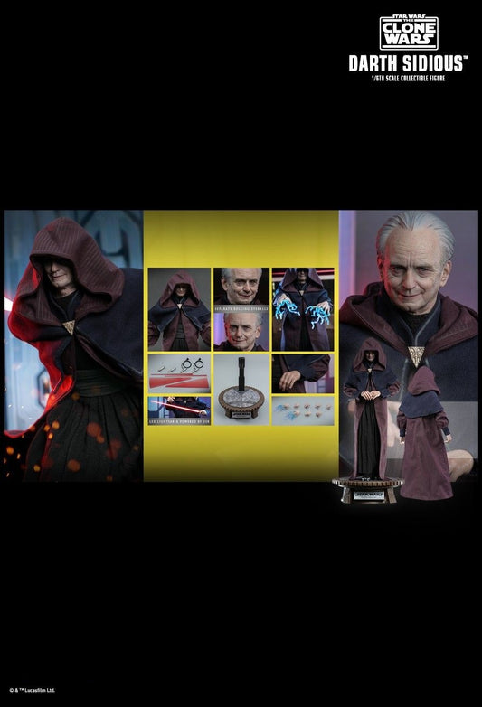 Hot Toys TMS102 Star Wars: The Clone Wars - 1/6 scale Darth Sidious[Pre-Order]
