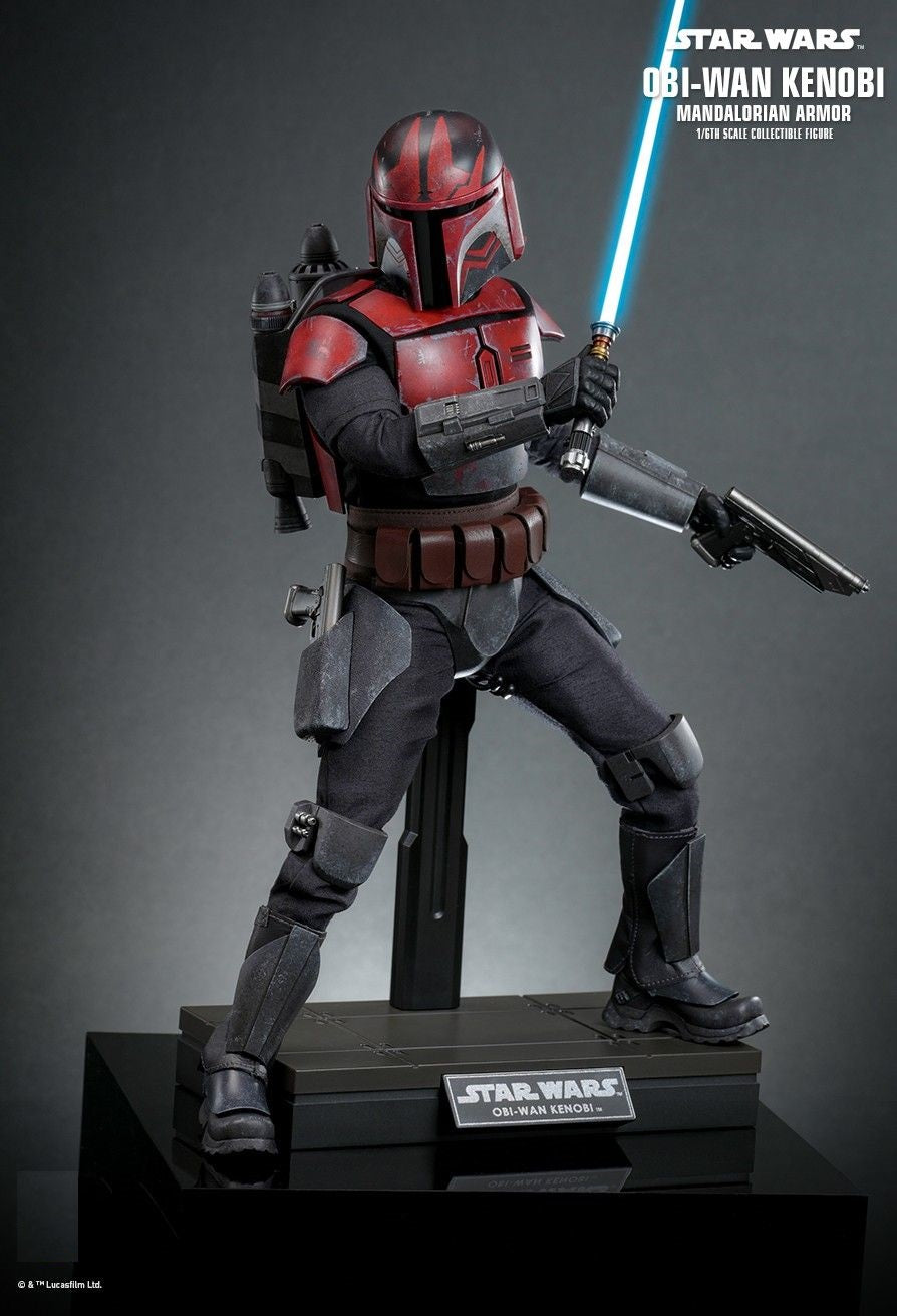 Hot Toys TMS126 Star Wars: The Clone Wars - 1/6 scale Obi-Wan Kenobi (Mandalorian Armor) Collectible Figure