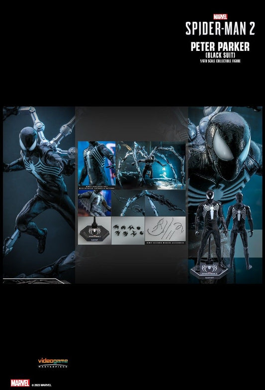 Hot Toys VGM56B Marvel's Spider-Man 2 - 1/6 scale Peter Parker (Black Suit)(Special Edition)