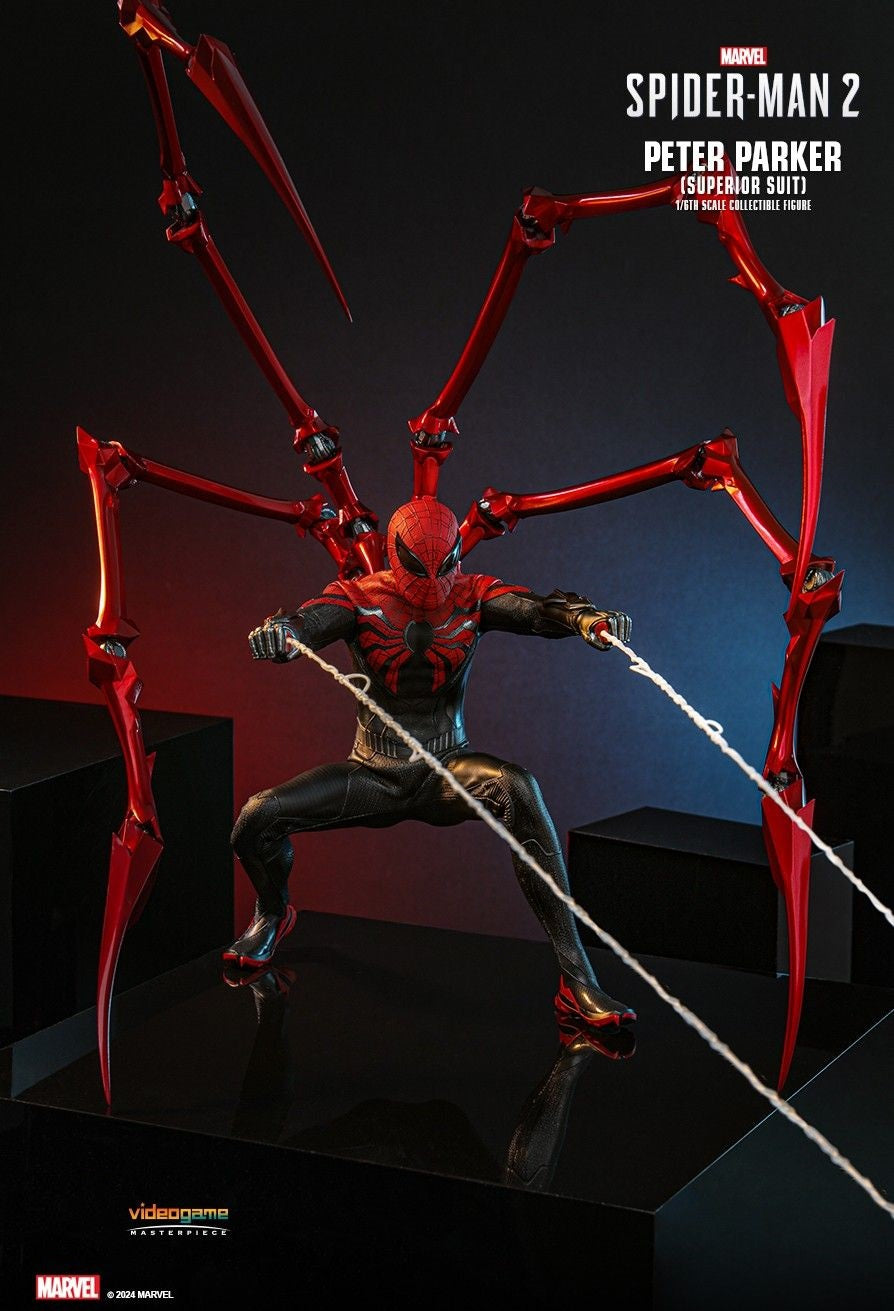 Hot Toys VGM61 Marvel's Spider-Man 2 - 1/6 scale Peter Parker (Superior Suit) Collectible Figure[Pre-Order]